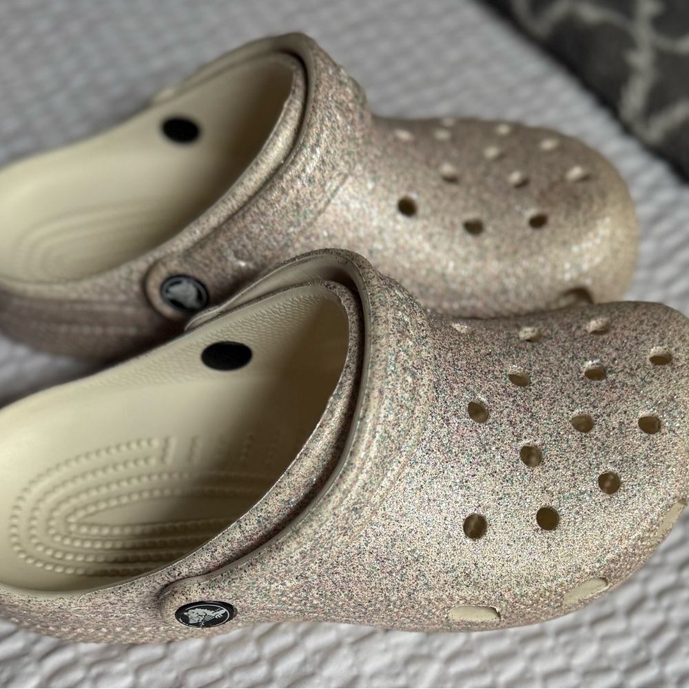 Sparkly Kids Crocs
